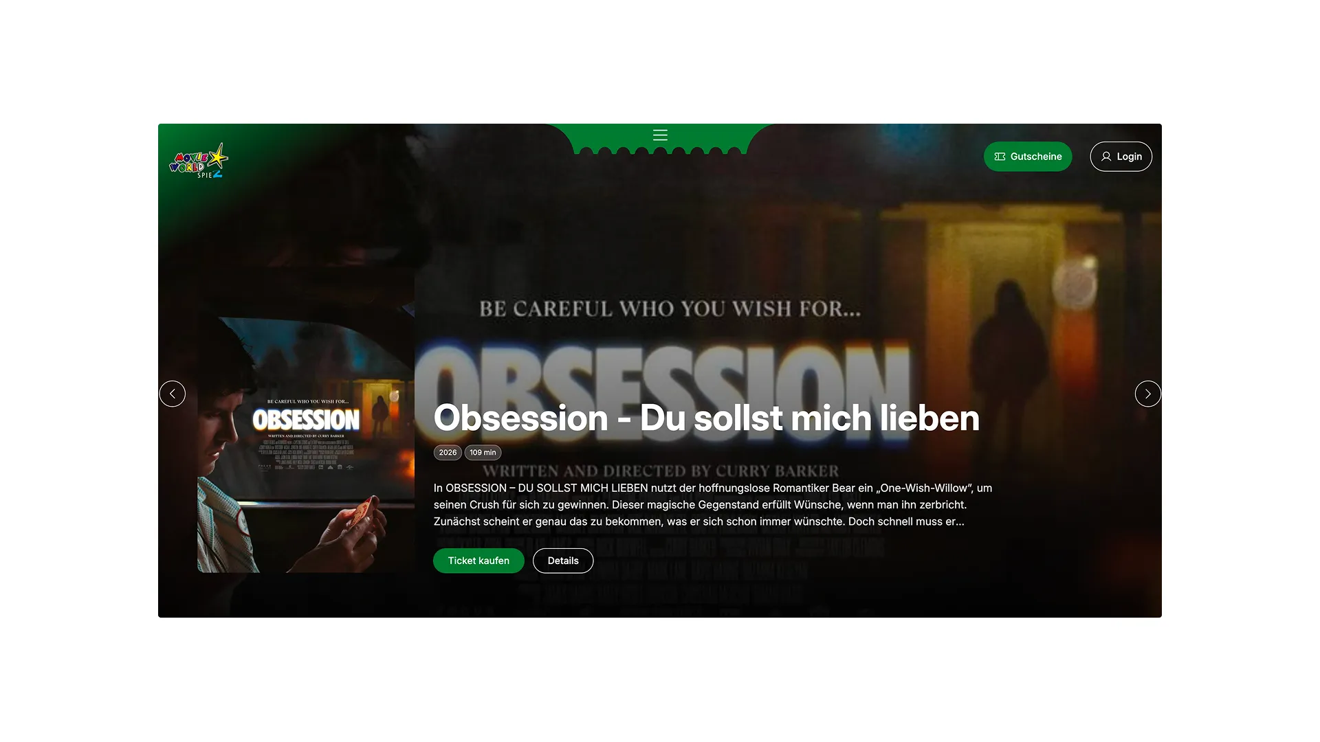 Movieworld Spiez (WEB, UX, BILD)