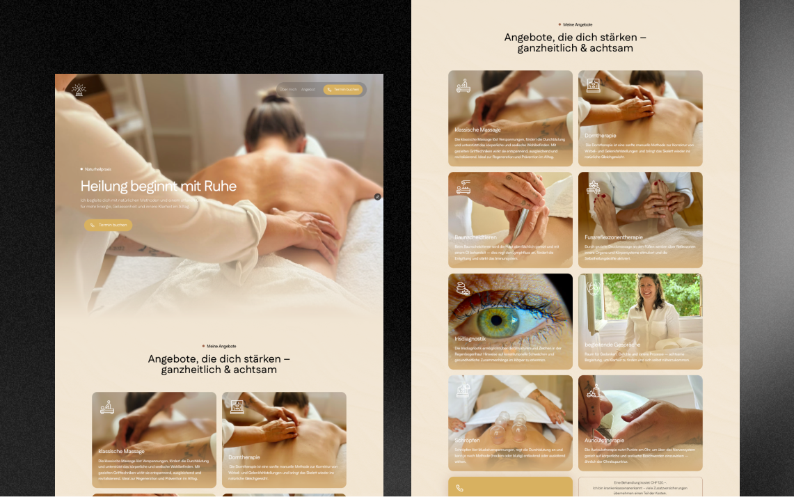 Naturheilpraxis Nadja — WEB, BRAND